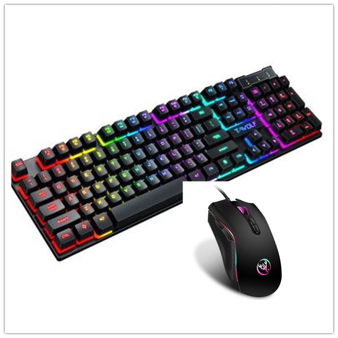 Gaming Keyboard and Mouse Combo Full Size Wired Rgb Backlighting and Floating Keys - Image 3