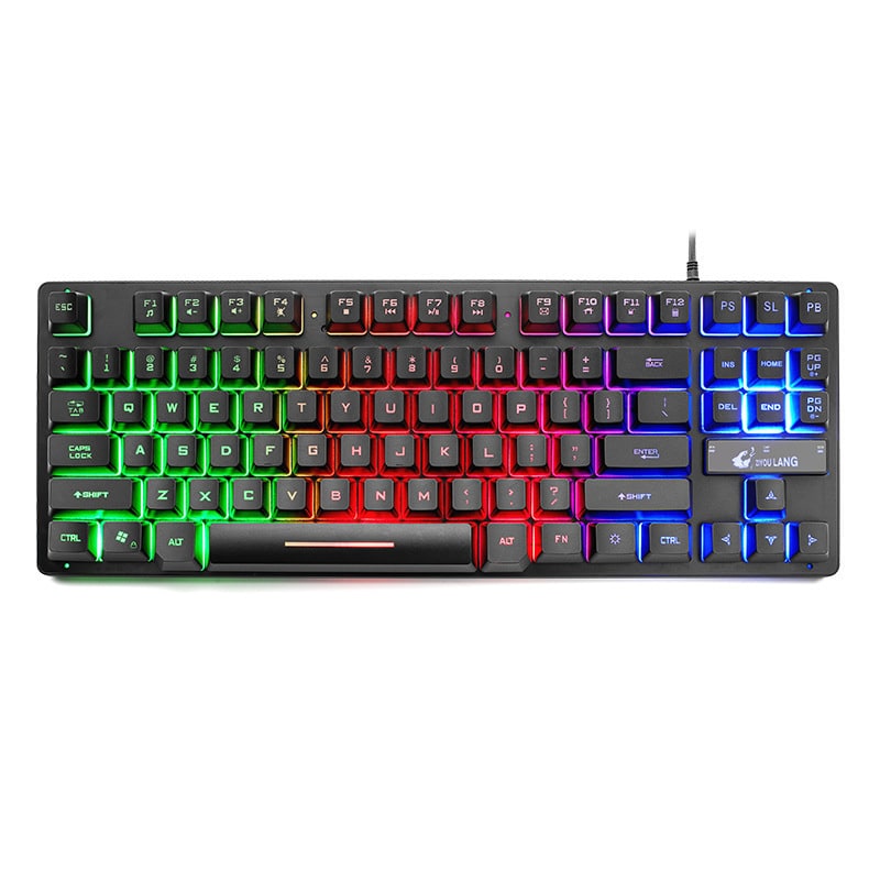 Gaming Keyboard Low Profile Mechanical with Rgb Backlighting and 87-Key Tenkeyless Layout - Image 2