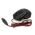 Gaming Mouse Wired USB with Rgb LED Crackle Pattern and Dpi Adjustment - Image 5