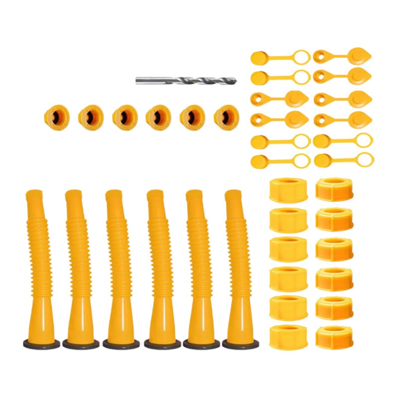 Gas Can Spout Replacement Kit with Flexible Nozzle and Threaded Collar Gaskets - Image 21