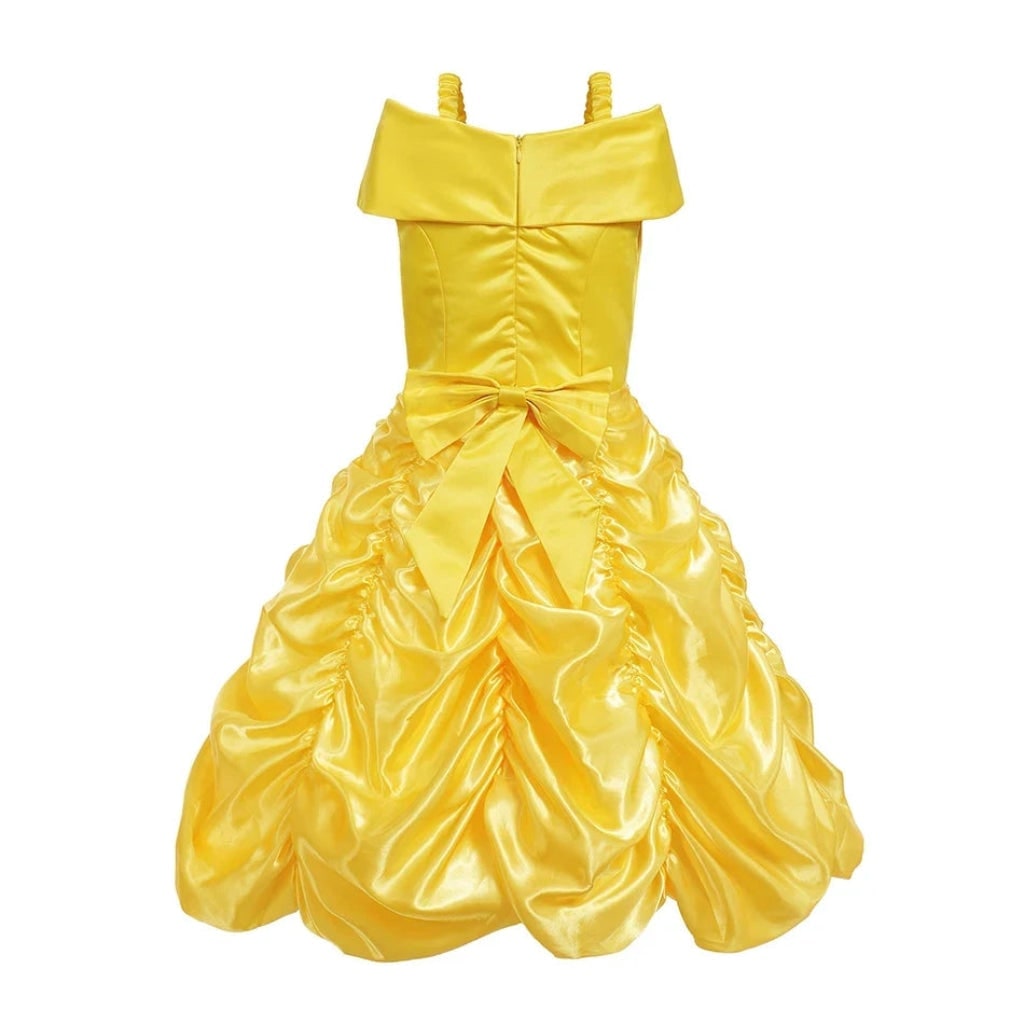 Girls' Halloween Princess Costume and Dress Up Gown with Tiara Games - Image 2