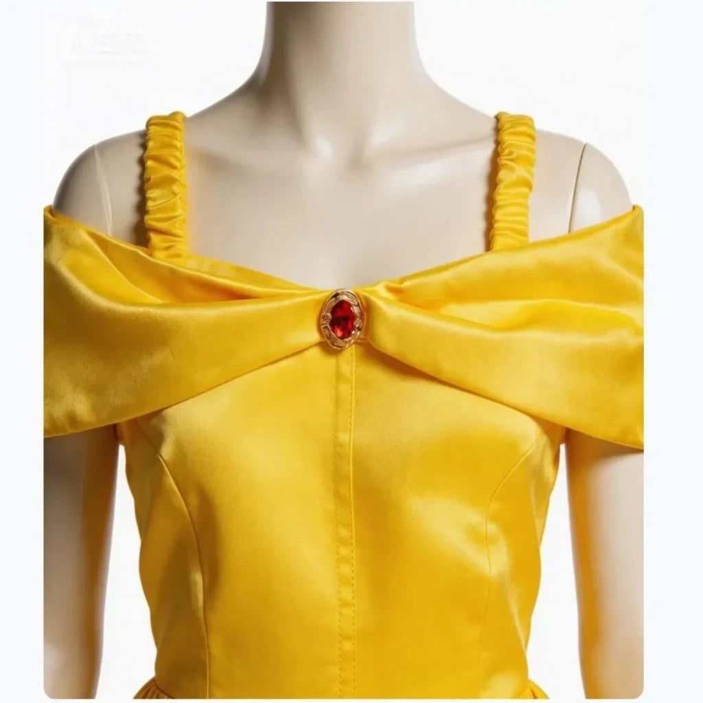 Girls' Halloween Princess Costume and Dress Up Gown with Tiara Games - Image 4