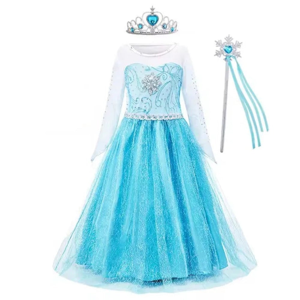 Girls' Halloween Princess Costume and Dresses for Tiara and Gloves Cat Woman - Image 20