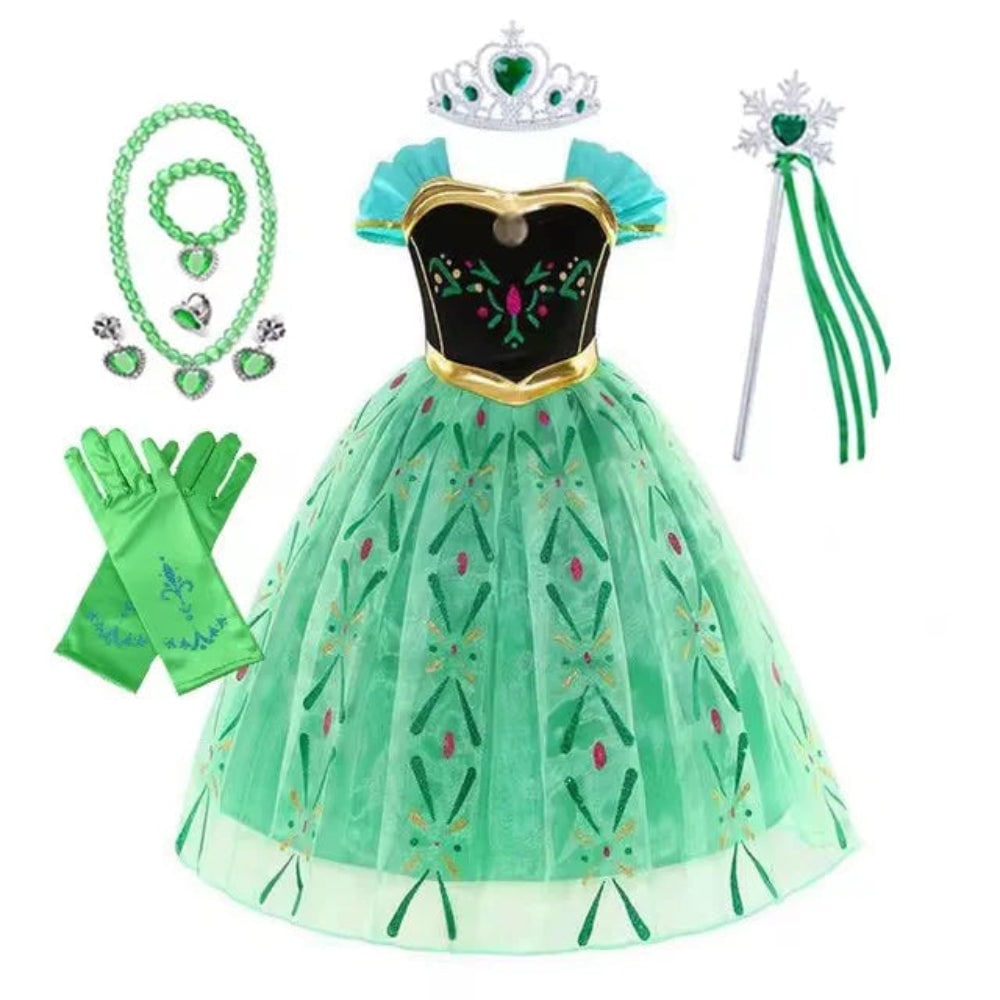 Girls' Halloween Princess Costume and Dresses for Tiara and Gloves Cat Woman - Image 24