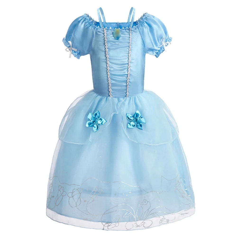 Girls' Halloween Princess Costume and Dresses for Tiara and Gloves Cat Woman - Image 4