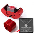 Girls' Jewelry Box with Preserved Rose and Dipped Stem -Shaped Gift Boxes for Gold - Image 13