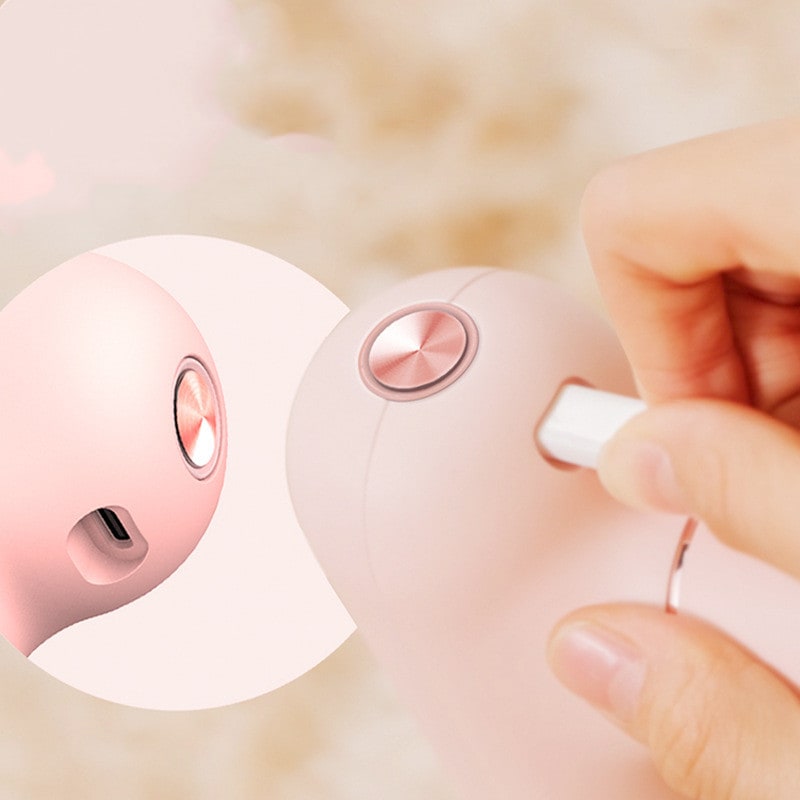 Girls' Mini Handheld Deep Tissue Massage Gun with Percussive Vibration and Four Interchangeable Heads - Image 5