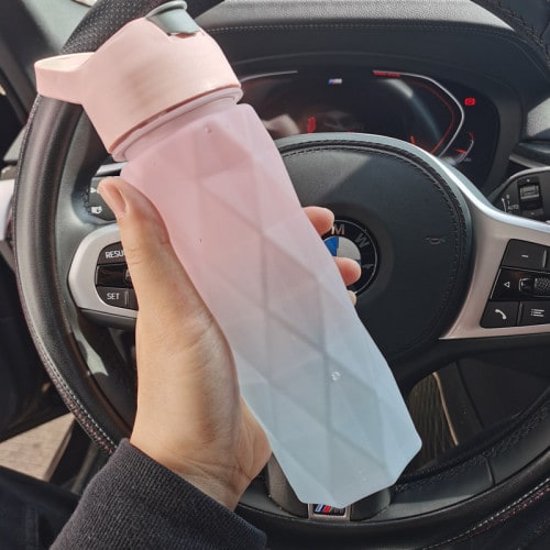Girls' Misting Water Bottle Reusable Drink with Spray Nozzle Flip Top Cap Insulated - Image 14
