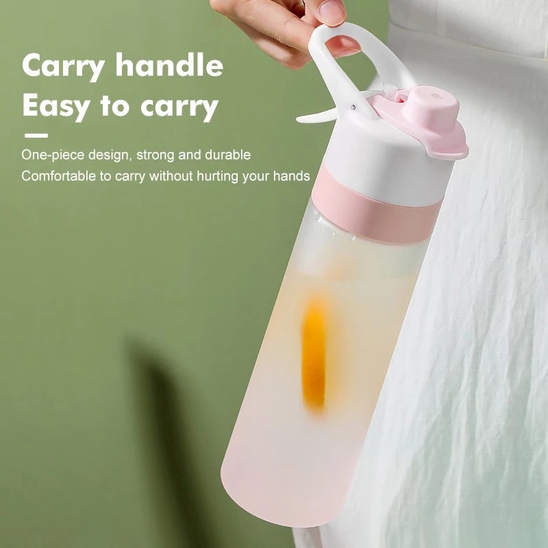Girls' Misting Water Bottle Reusable Drink with Spray Nozzle Flip Top Cap Insulated - Image 27