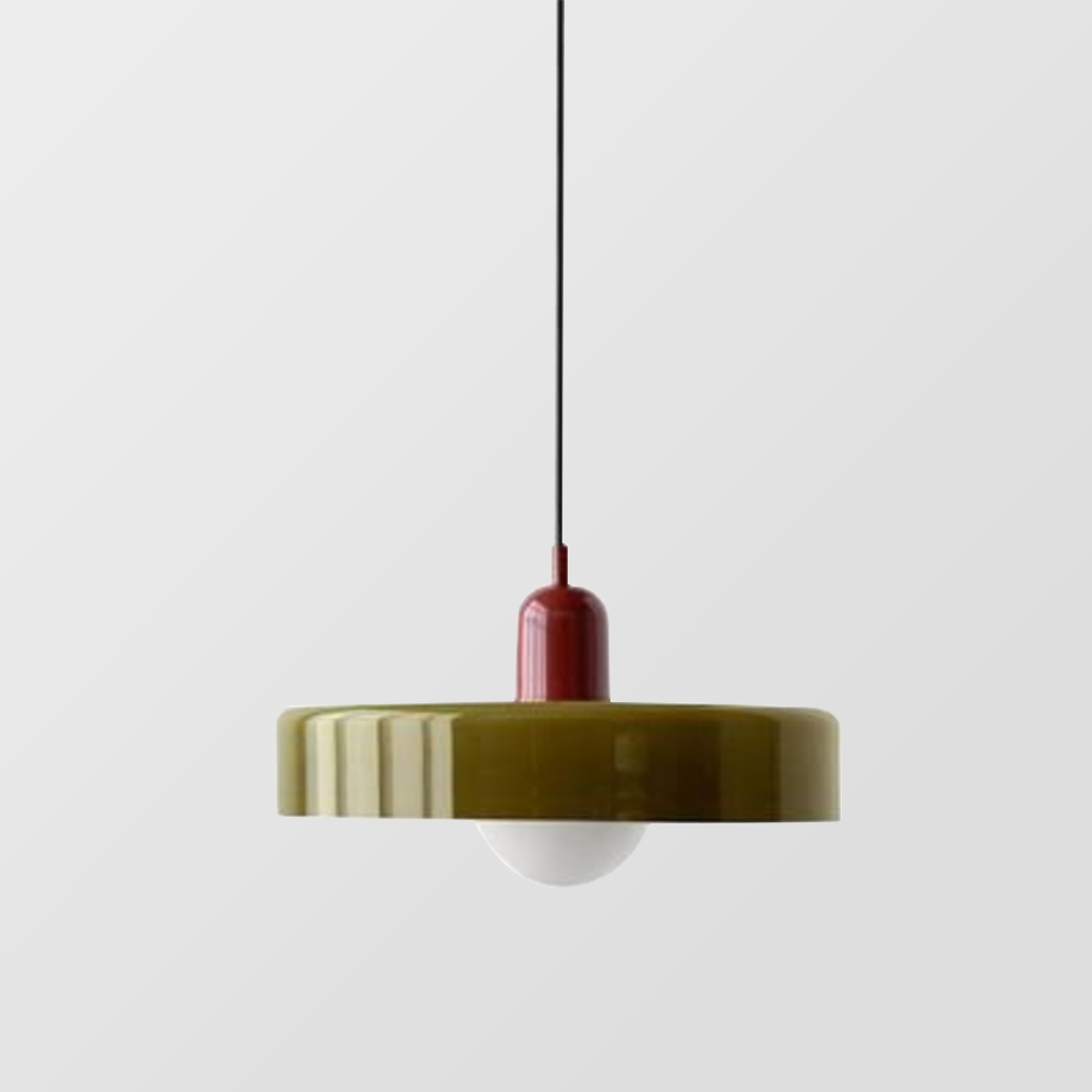 Glass Pendant Lights with Modern Cylindrical Neck for Dining Room and Kitchen Island Lighting - Image 11
