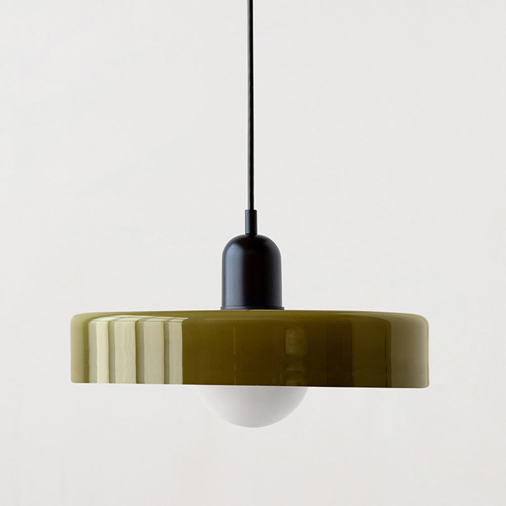 Glass Pendant Lights with Modern Cylindrical Neck for Dining Room and Kitchen Island Lighting - Image 13