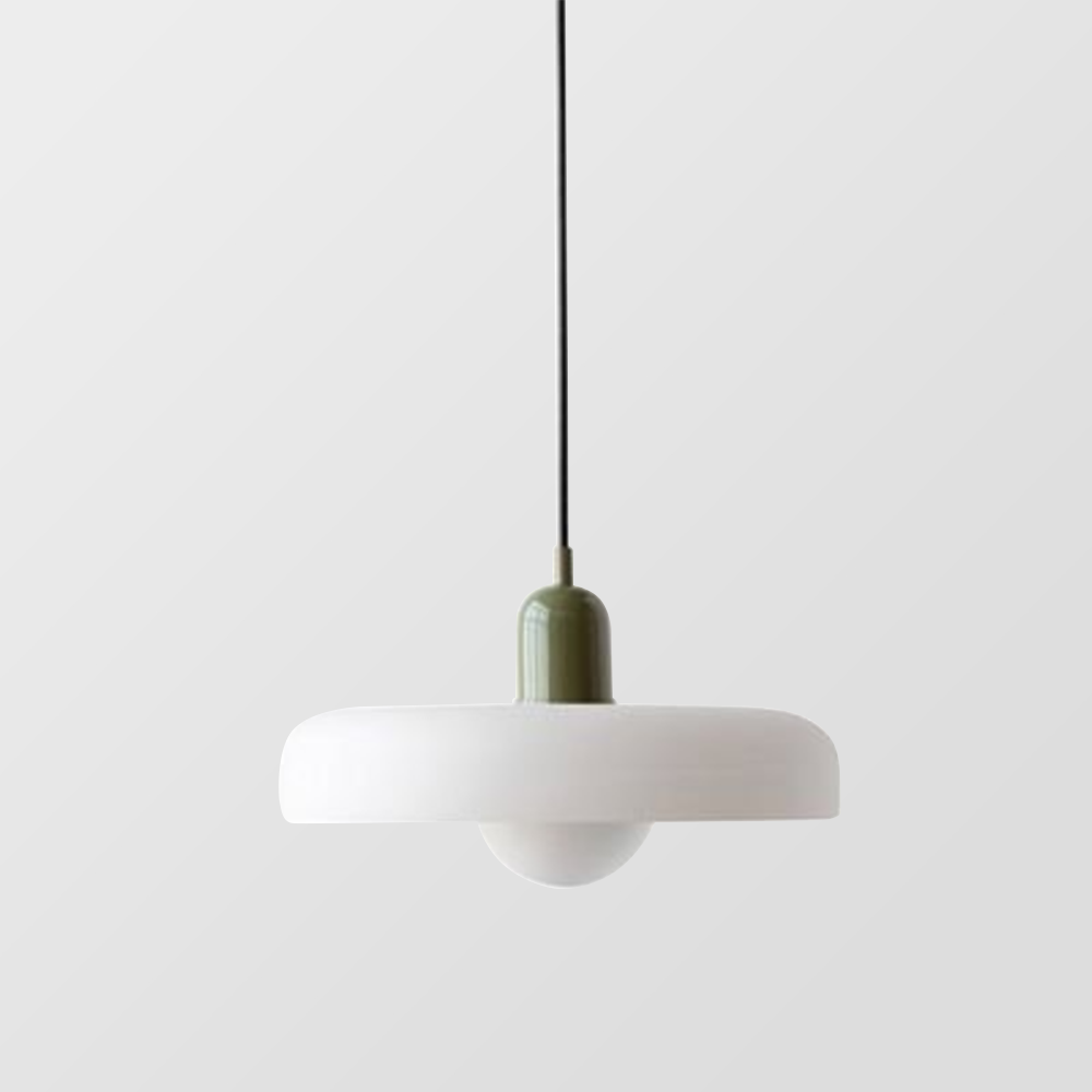 Glass Pendant Lights with Modern Cylindrical Neck for Dining Room and Kitchen Island Lighting - Image 15