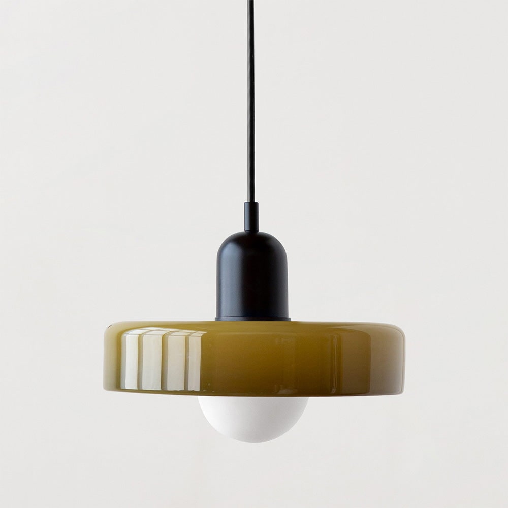 Glass Pendant Lights with Modern Cylindrical Neck for Dining Room and Kitchen Island Lighting - Image 21