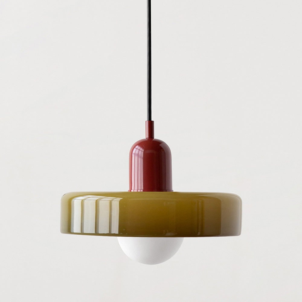 Glass Pendant Lights with Modern Cylindrical Neck for Dining Room and Kitchen Island Lighting - Image 23