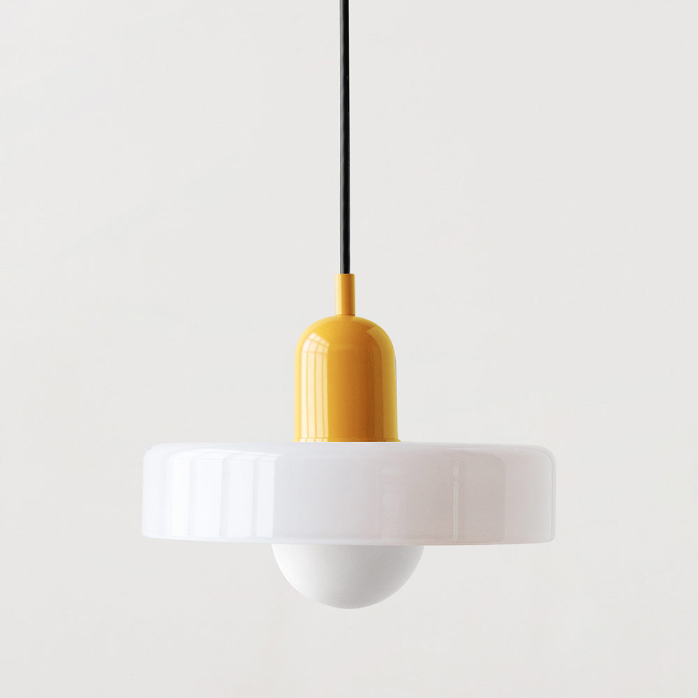 Glass Pendant Lights with Modern Cylindrical Neck for Dining Room and Kitchen Island Lighting - Image 24