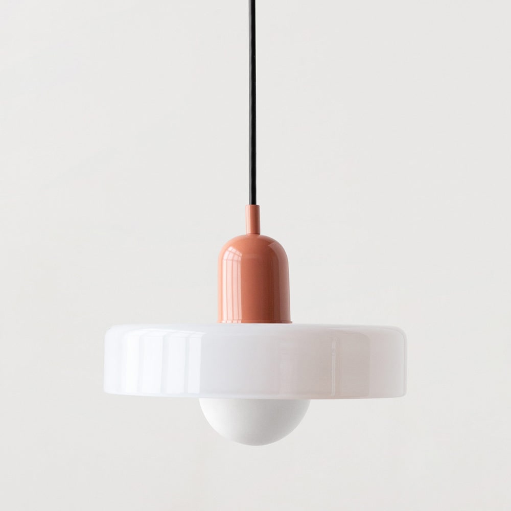 Glass Pendant Lights with Modern Cylindrical Neck for Dining Room and Kitchen Island Lighting - Image 28