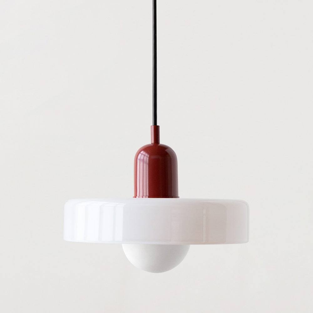 Glass Pendant Lights with Modern Cylindrical Neck for Dining Room and Kitchen Island Lighting - Image 29
