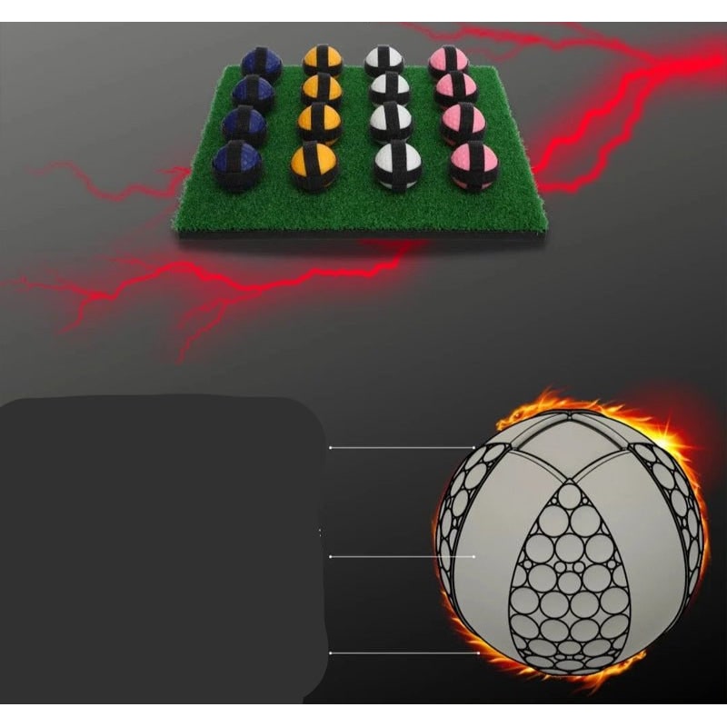 Golf Chipping Game with Portable Sticky Target Mat and 16 Balls for Indoor Outdoor Practice - Image 6