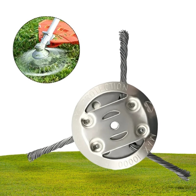 Grass Trimmer Head Replacement with Universal String Line Fit and Heavy-Duty Wire - Image 1
