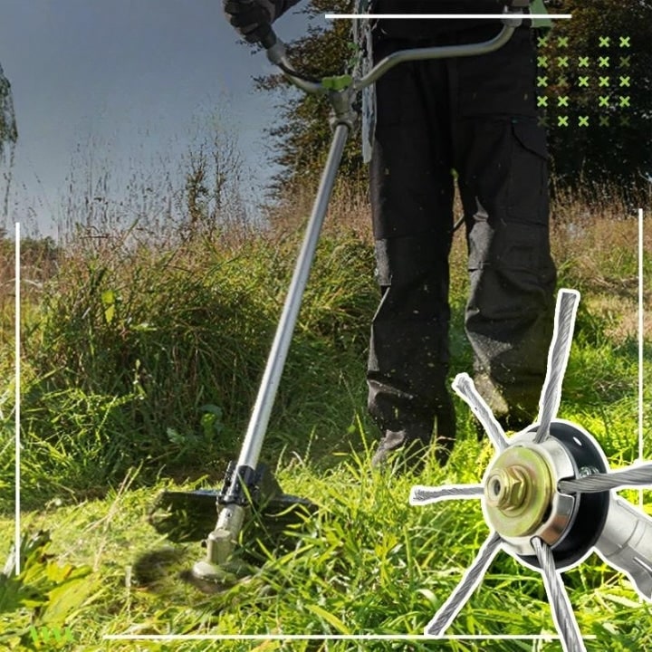 Grass Trimmer Head Replacement with Universal String Line Fit and Heavy-Duty Wire - Image 4