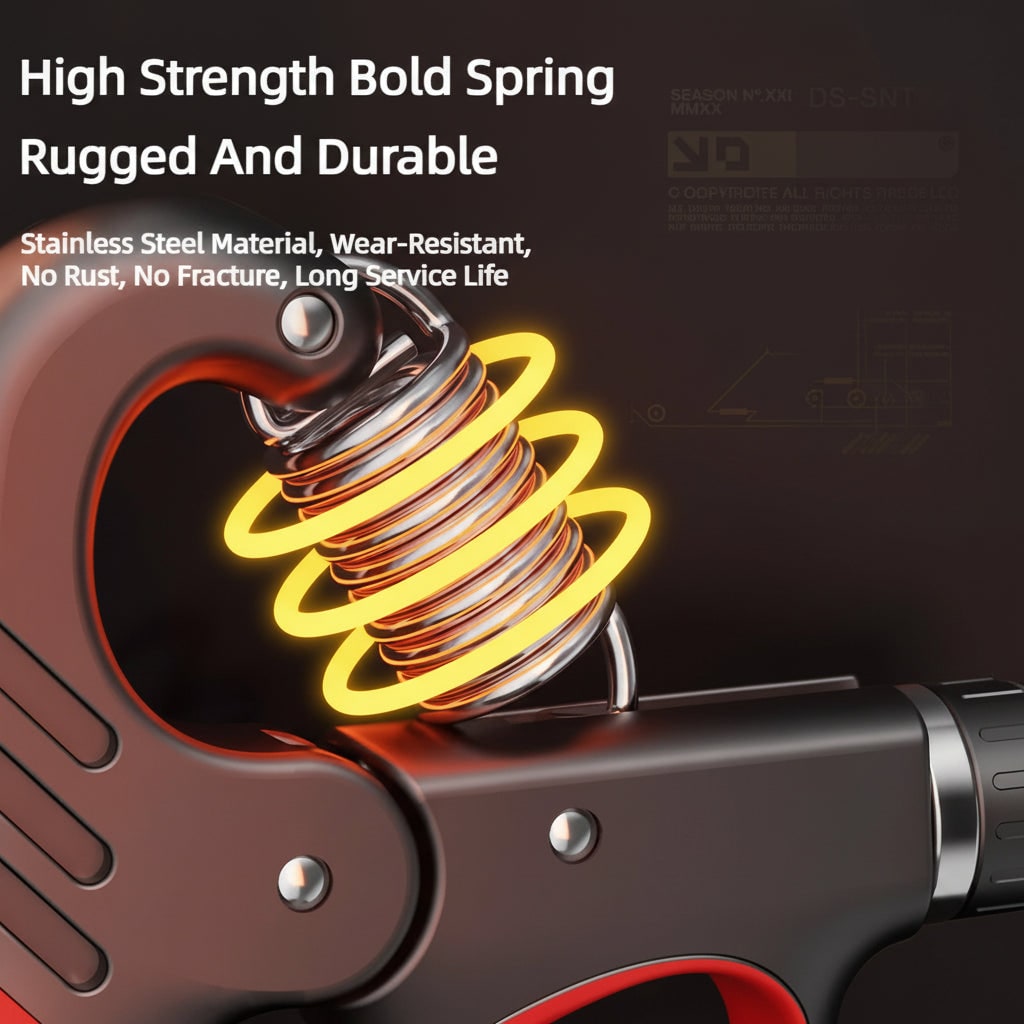 Grip Strengthener with Hand Strength Training and Adjustable Resistance Counter Forearm Trainer - Image 9