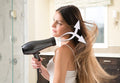 Hair Dryer Blow Professional Oscillating Concentrator Metallic Cool Shot 1875 Watt - Image 1