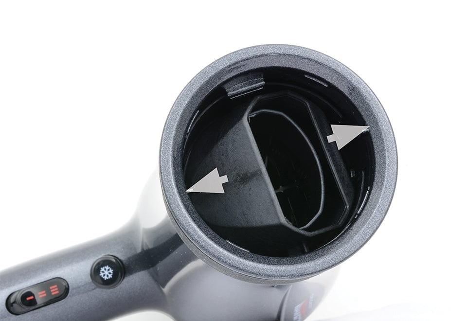 Hair Dryer Blow Professional Oscillating Concentrator Metallic Cool Shot 1875 Watt - Image 3