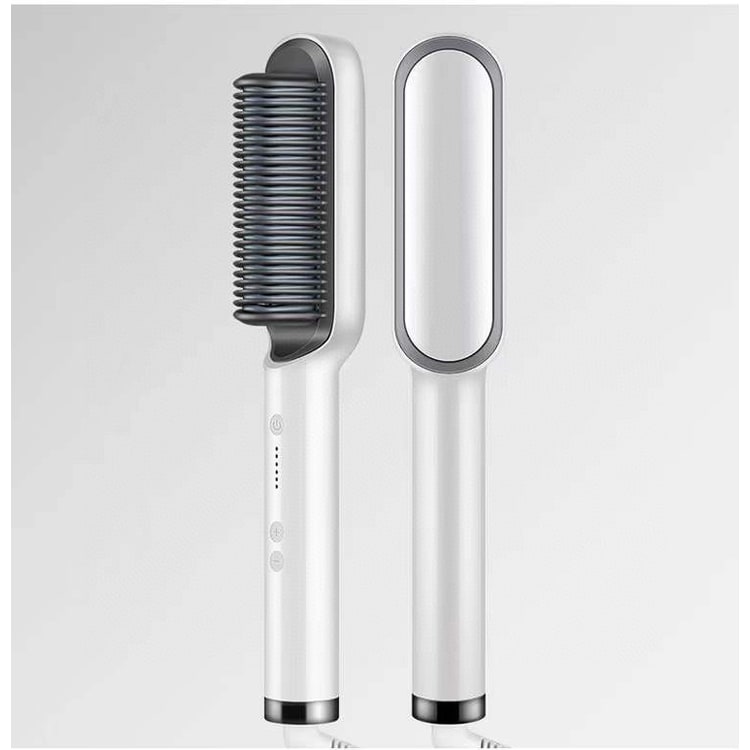Hair Straightener Brush Ionic Technology Heated Ceramic Head and Temperature Control - Image 1