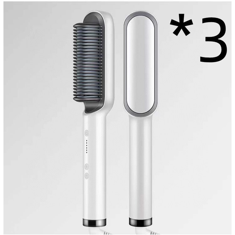 Hair Straightener Brush Ionic Technology Heated Ceramic Head and Temperature Control - Image 10