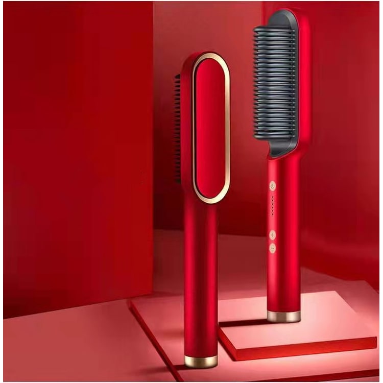 Hair Straightener Brush Ionic Technology Heated Ceramic Head and Temperature Control - Image 16