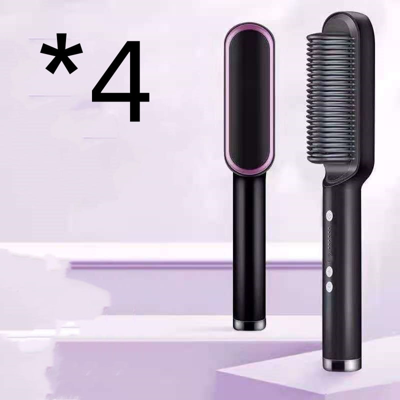 Hair Straightener Brush Ionic Technology Heated Ceramic Head and Temperature Control - Image 18
