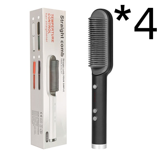 Hair Straightener Brush Ionic Technology Heated Ceramic Head and Temperature Control - Image 19