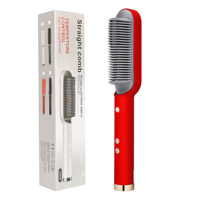 Hair Straightener Brush Ionic Technology Heated Ceramic Head and Temperature Control - Image 20