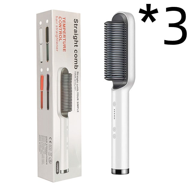 Hair Straightener Brush Ionic Technology Heated Ceramic Head and Temperature Control - Image 24