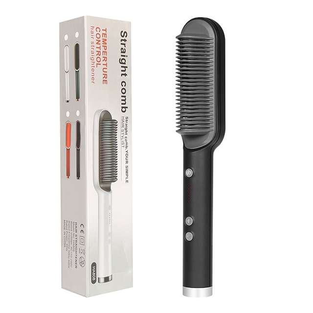 Hair Straightener Brush Ionic Technology Heated Ceramic Head and Temperature Control - Image 27