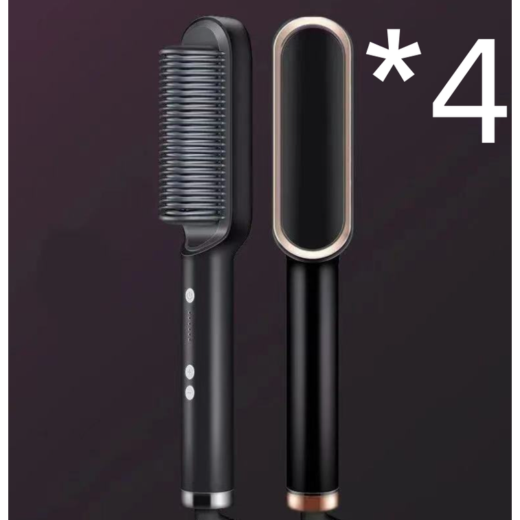 Hair Straightener Brush Ionic Technology Heated Ceramic Head and Temperature Control - Image 28