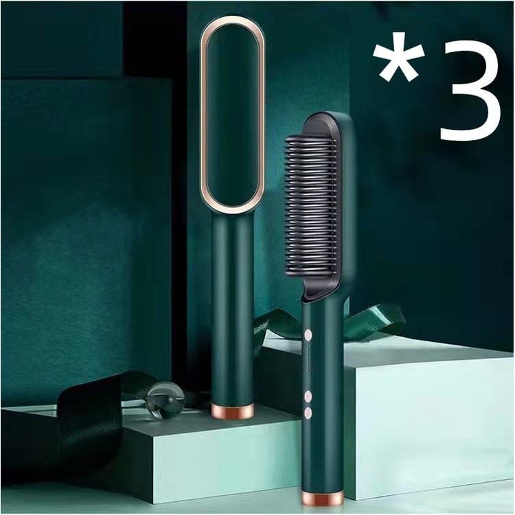 Hair Straightener Brush Ionic Technology Heated Ceramic Head and Temperature Control - Image 33