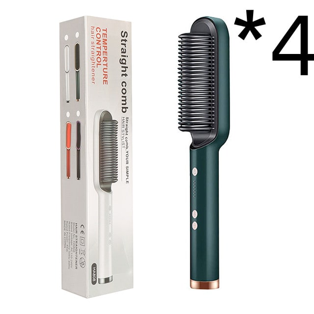 Hair Straightener Brush Ionic Technology Heated Ceramic Head and Temperature Control - Image 34