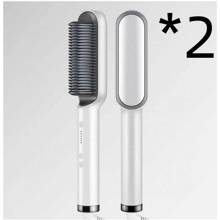 Hair Straightener Brush Ionic Technology Heated Ceramic Head and Temperature Control - Image 39