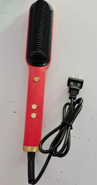 Hair Straightener Brush Ionic Technology Heated Ceramic Head and Temperature Control - Image 47