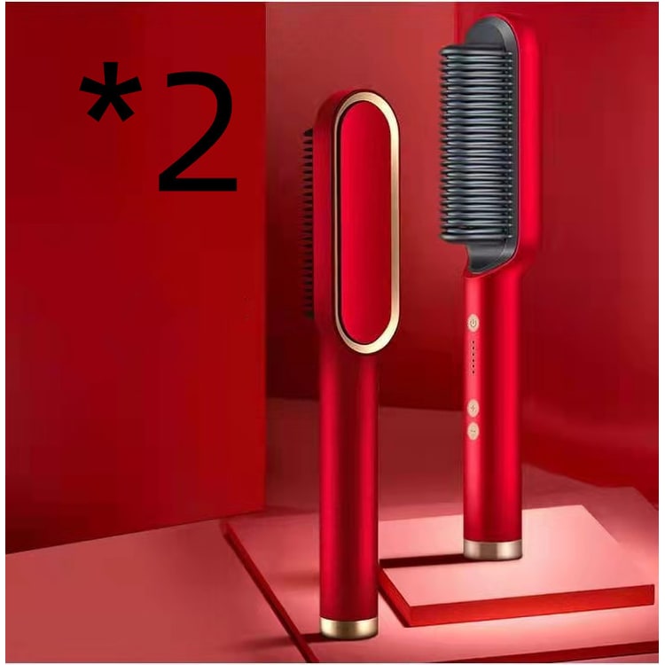 Hair Straightener Brush Ionic Technology Heated Ceramic Head and Temperature Control - Image 5