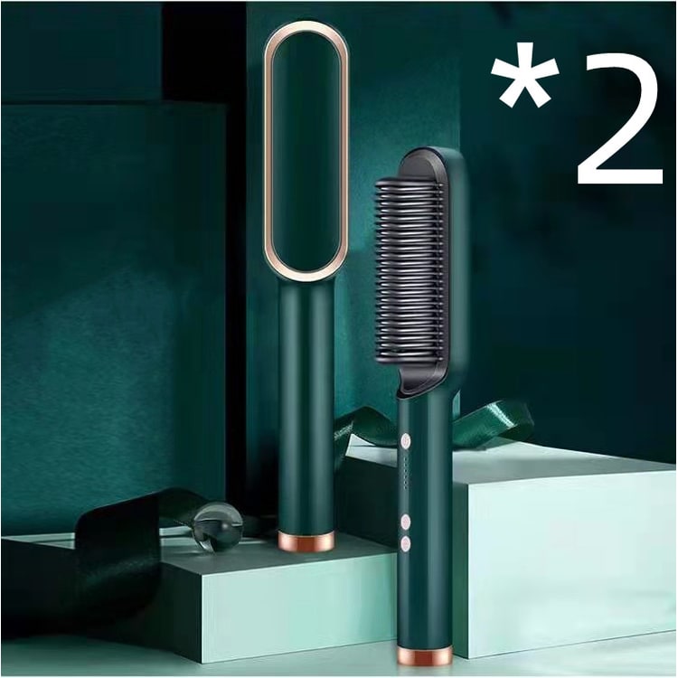 Hair Straightener Brush Ionic Technology Heated Ceramic Head and Temperature Control - Image 7