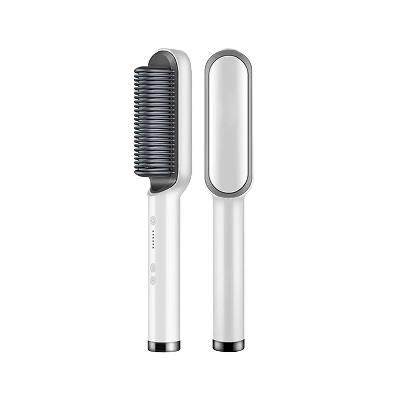 Hair Straightener Brush Straightening Comb Electric Heated LED Ionic Portable Styling - Image 4