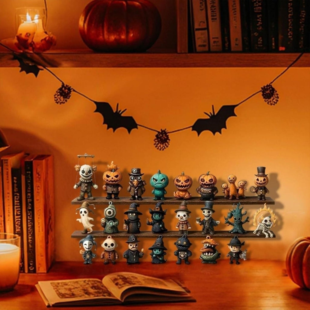Halloween Advent Calendar Countdown with Spooky Figurines and Hand-Painted Miniature Decorations - Image 4