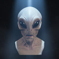 Halloween Alien Mask with Creepy Wrinkled Latex Full Head Design for Costume Party - Image 1