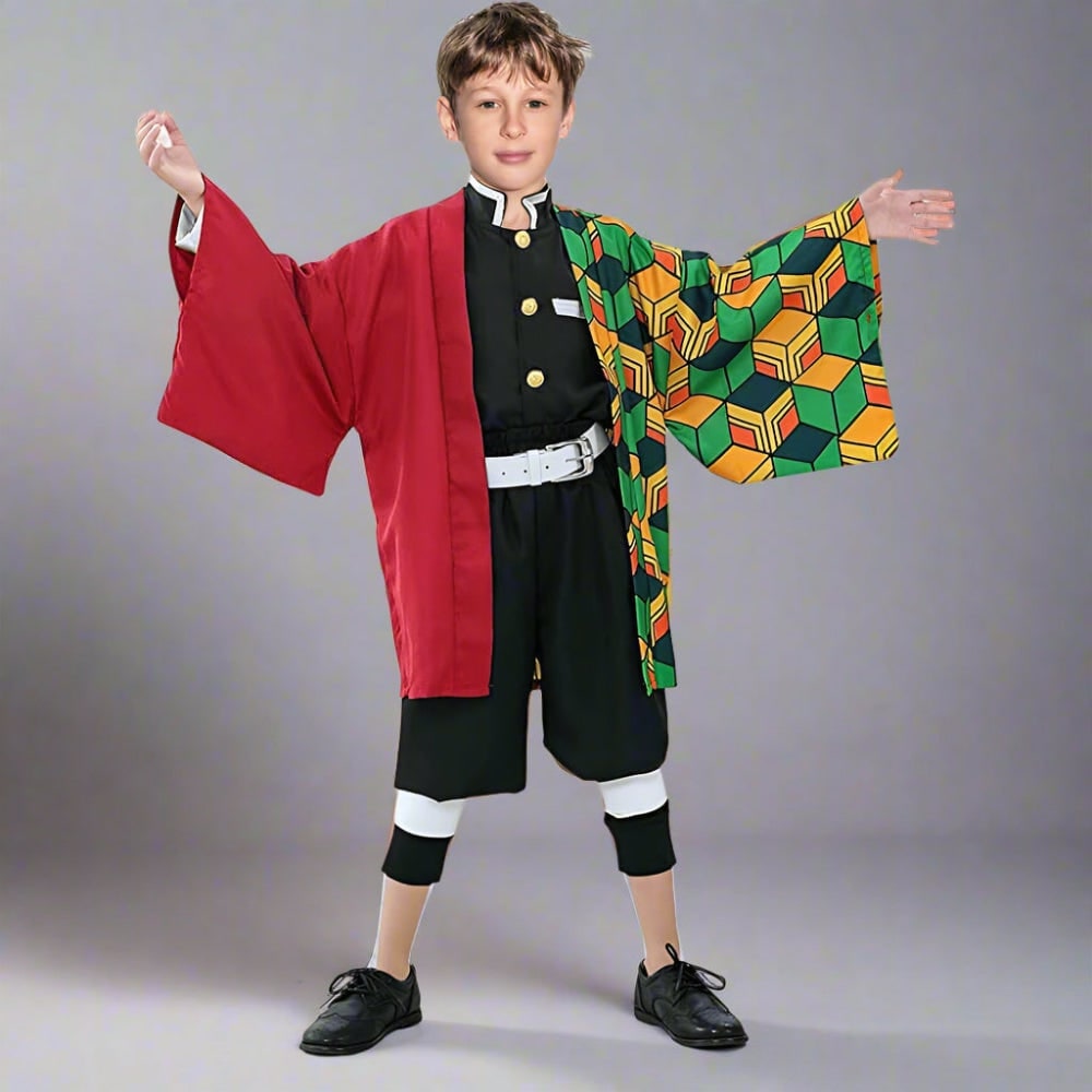 Halloween Anime Cosplay Costume and Outfits Set with Kimono Haori Jacket - Image 11