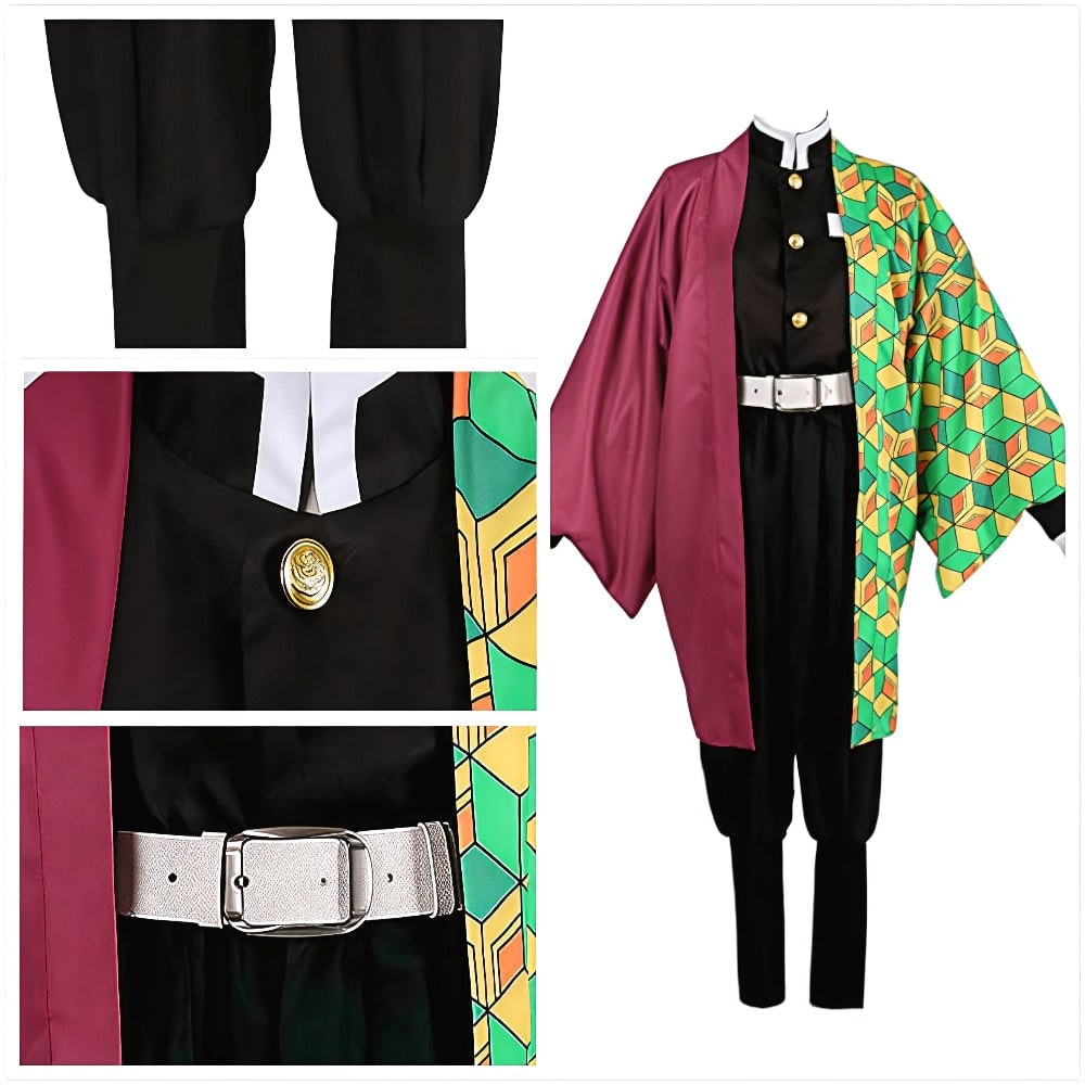 Halloween Anime Cosplay Costume and Outfits Set with Kimono Haori Jacket - Image 12