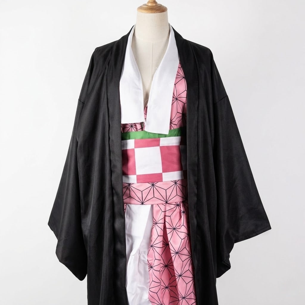Halloween Anime Cosplay Costume and Outfits Set with Kimono Haori Jacket - Image 2