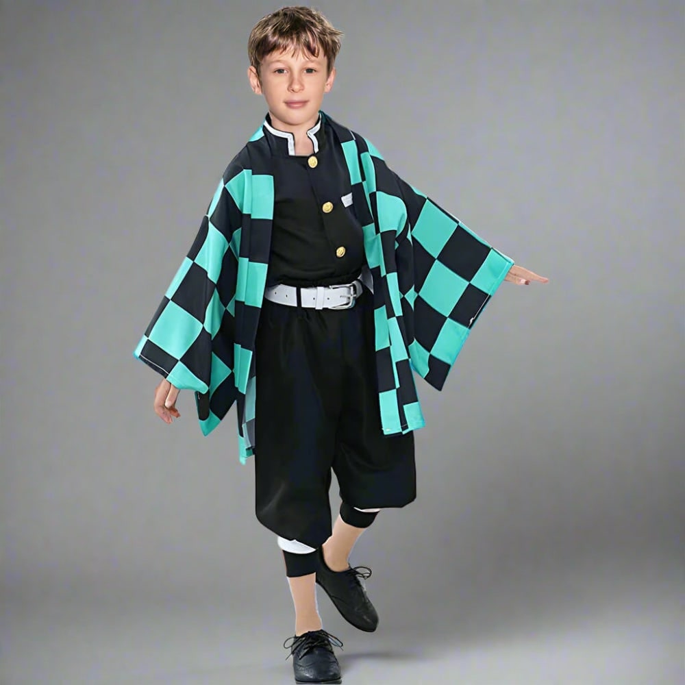 Halloween Anime Cosplay Costume and Outfits Set with Kimono Haori Jacket - Image 5