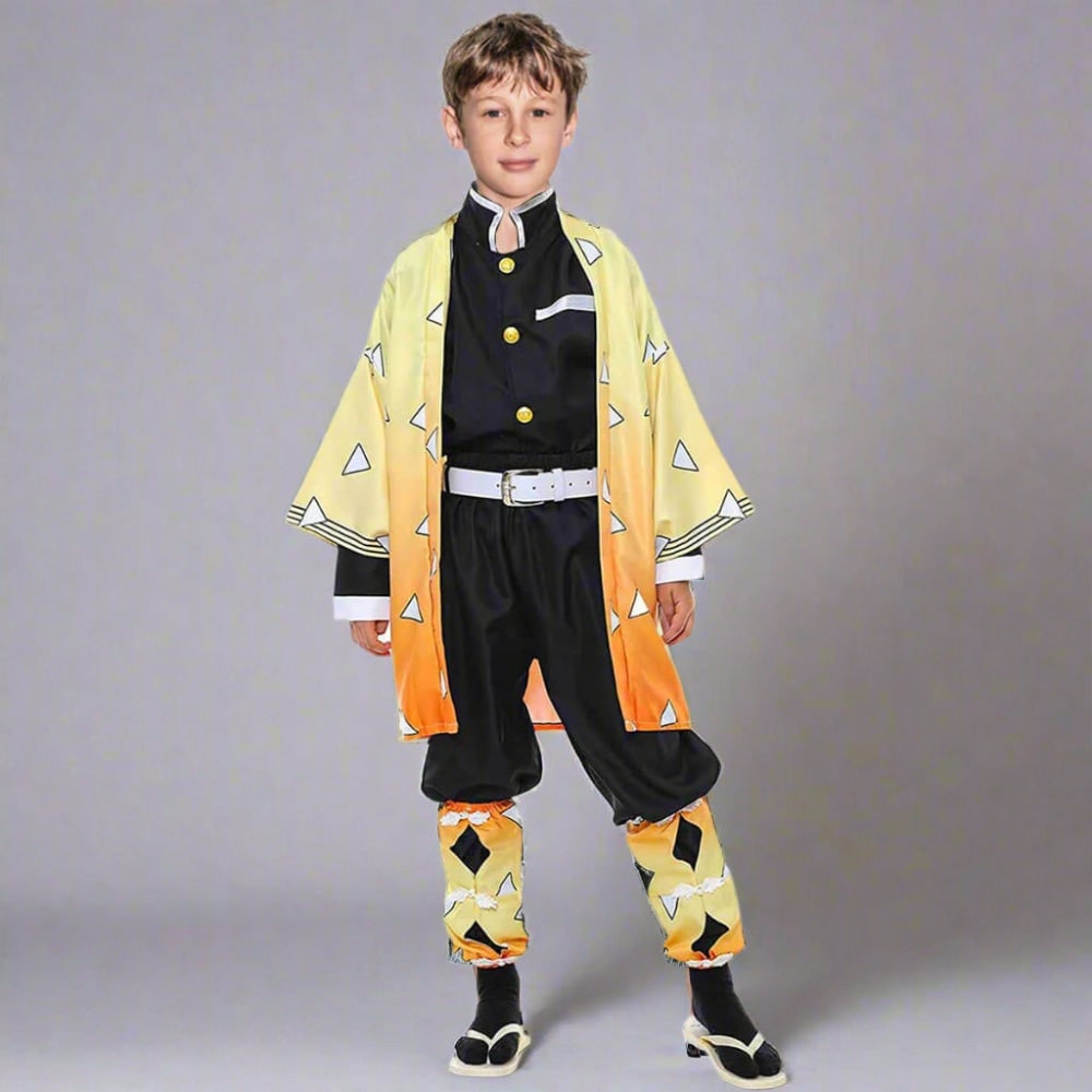 Halloween Anime Cosplay Costume and Outfits Set with Kimono Haori Jacket - Image 7